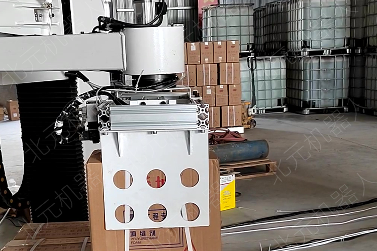 箱子碼垛，立柱自動(dòng)堆垛機(jī)器人